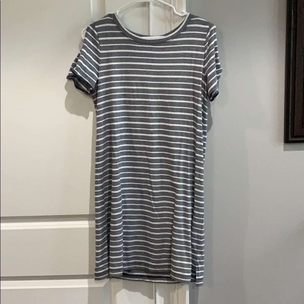 Navy stripped dress